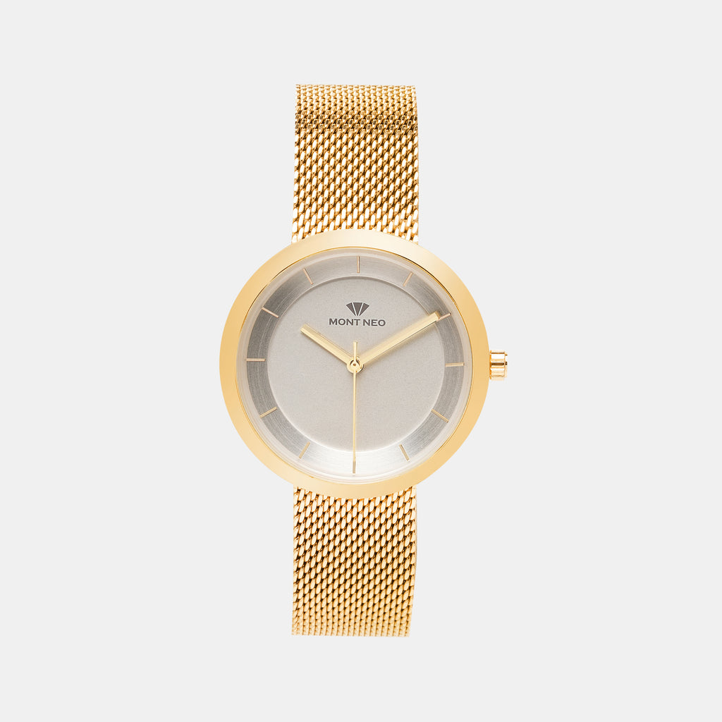 Mont Neo Round Silver Analog watch