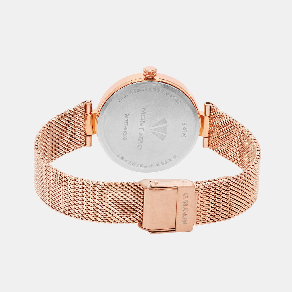 Mont Neo Stainless Steel Round watch