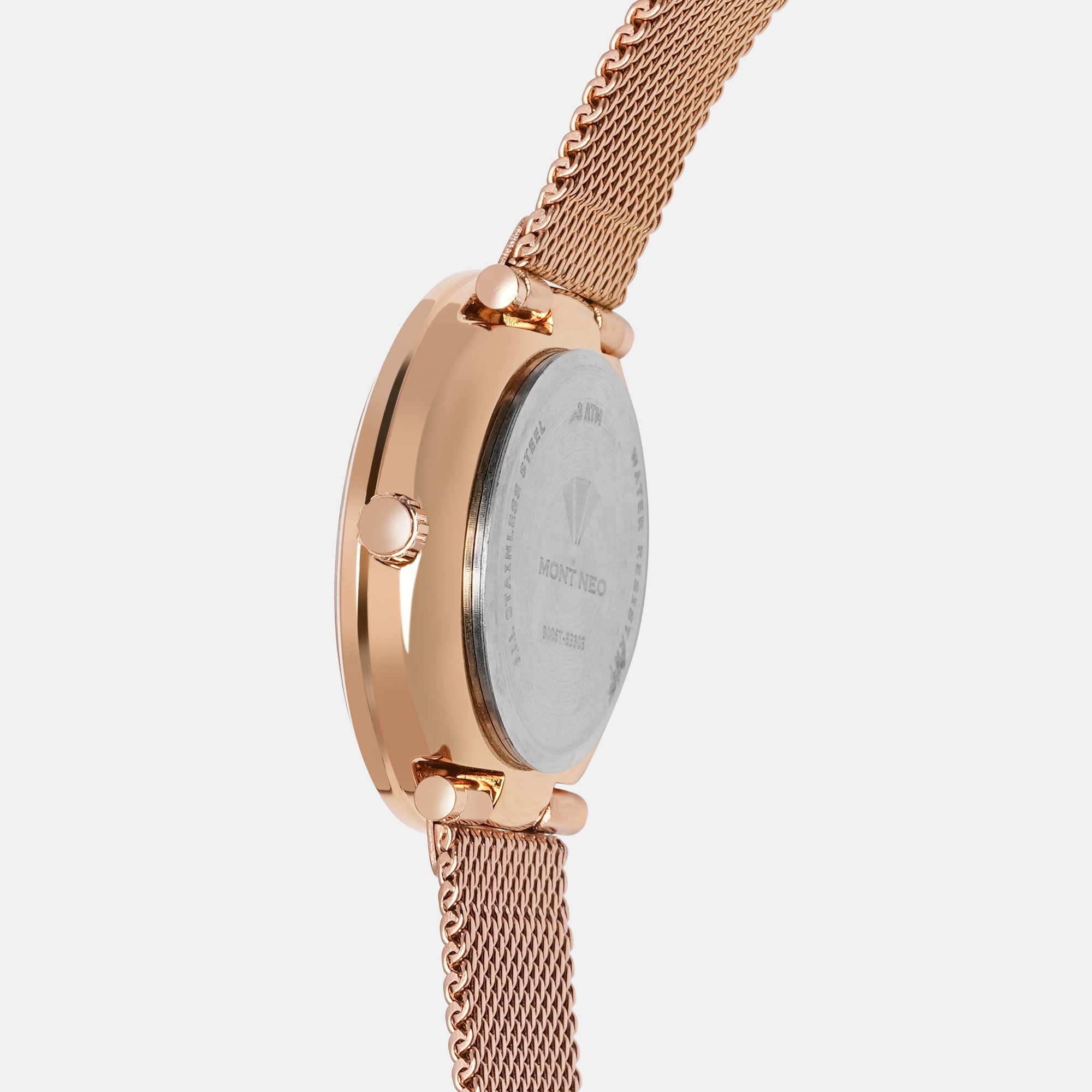 Mont Neo Women Round Silver watch