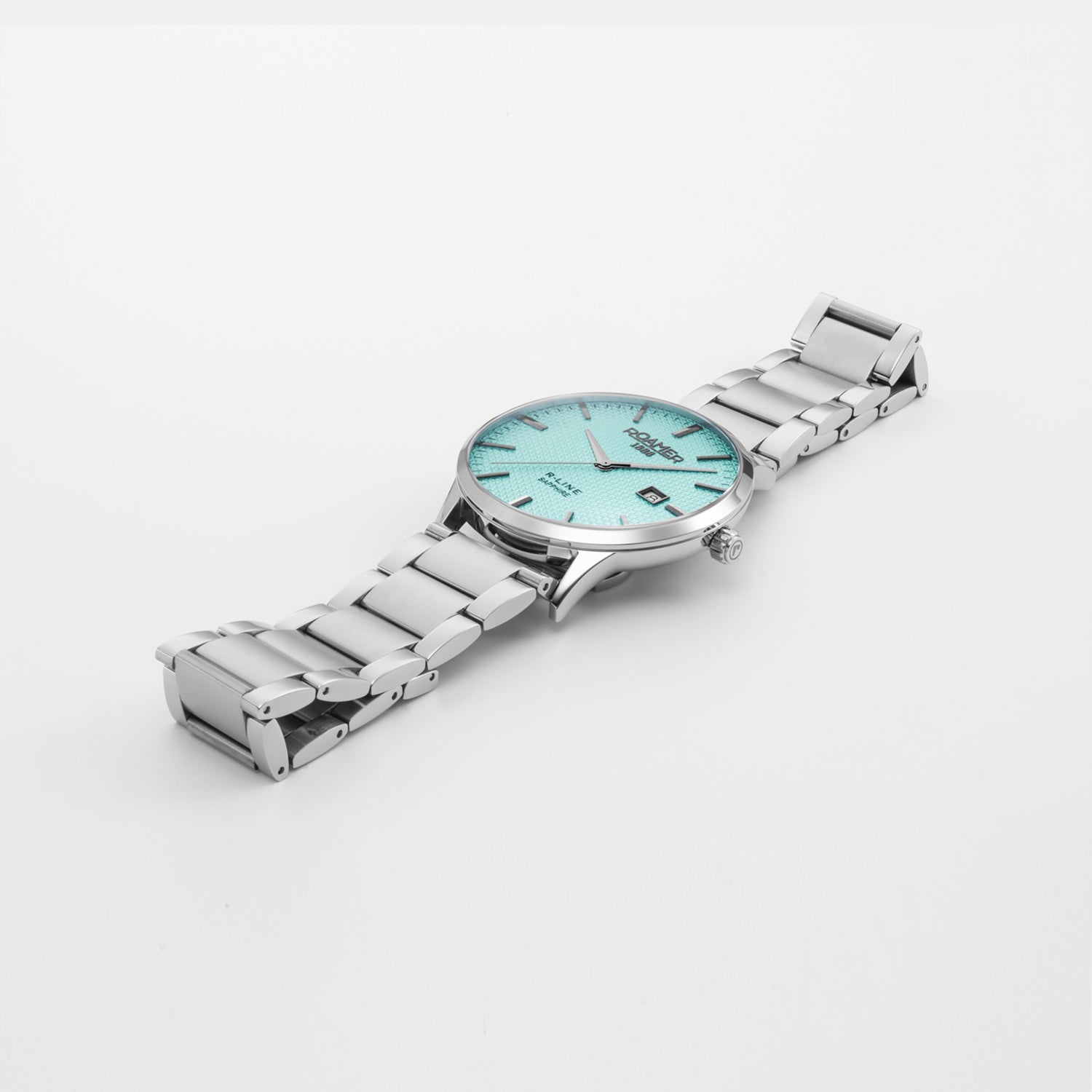 R-Line Men Quartz Sky Blue Dial Analog Stainless Steel Watch 718833 41 05 20