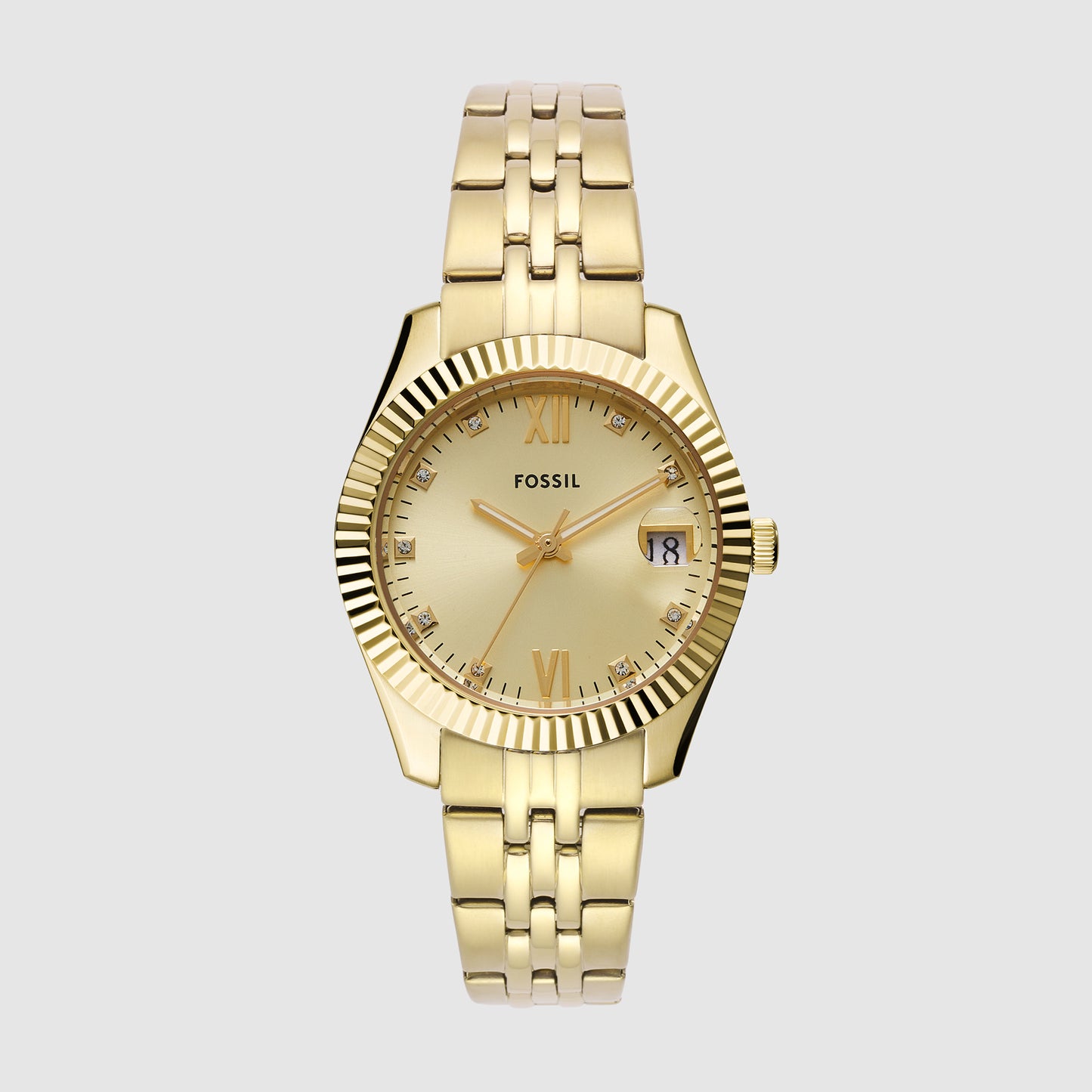 Women's Gold Stainless Steel Watch ES5338