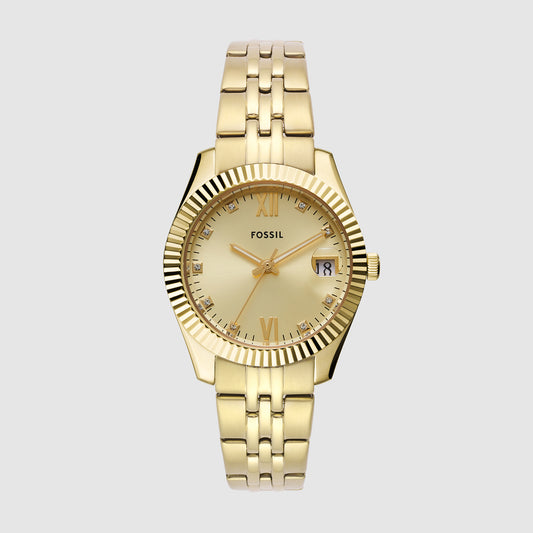 Women's Gold Stainless Steel Watch ES5338