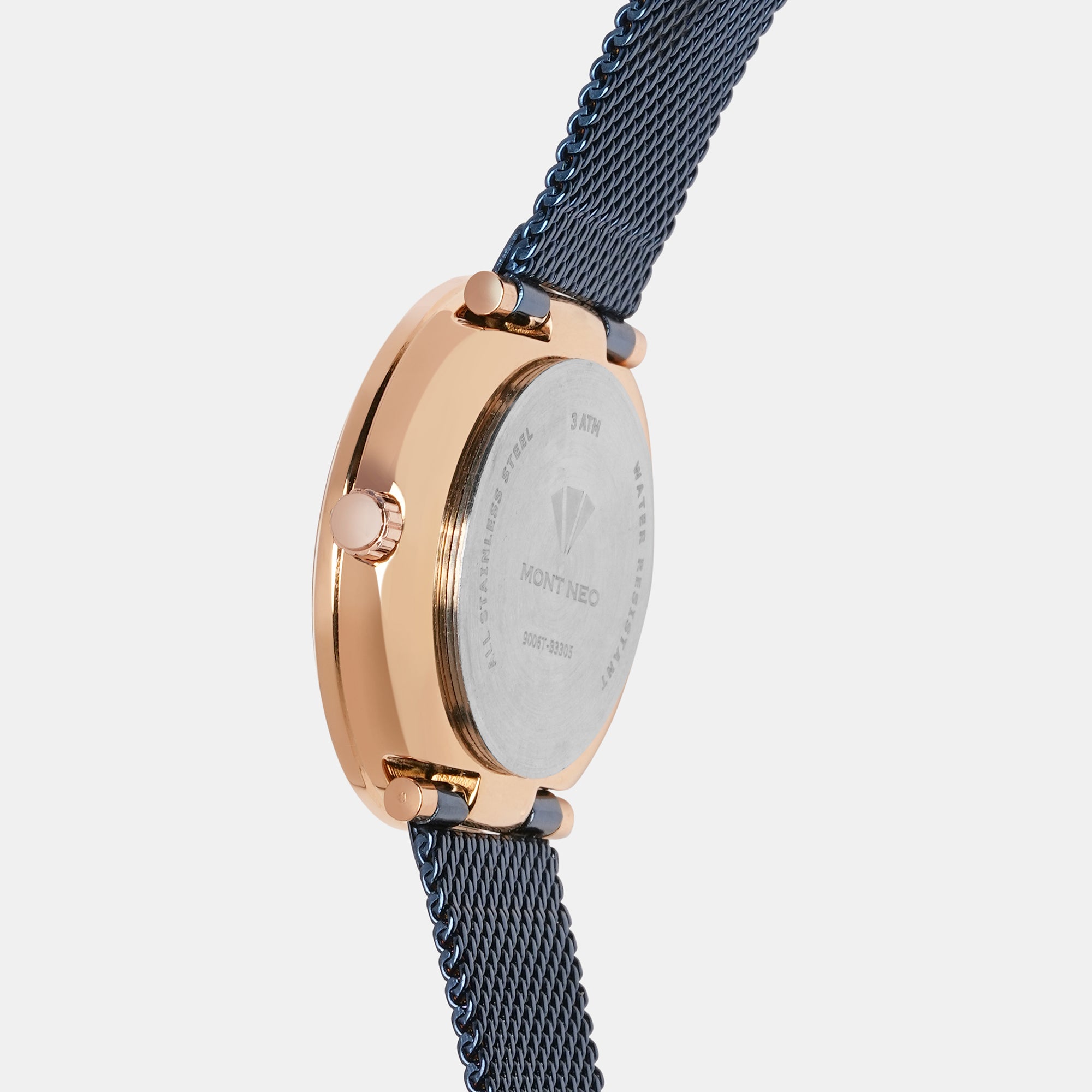 Mont Neo Women Round Blue watch