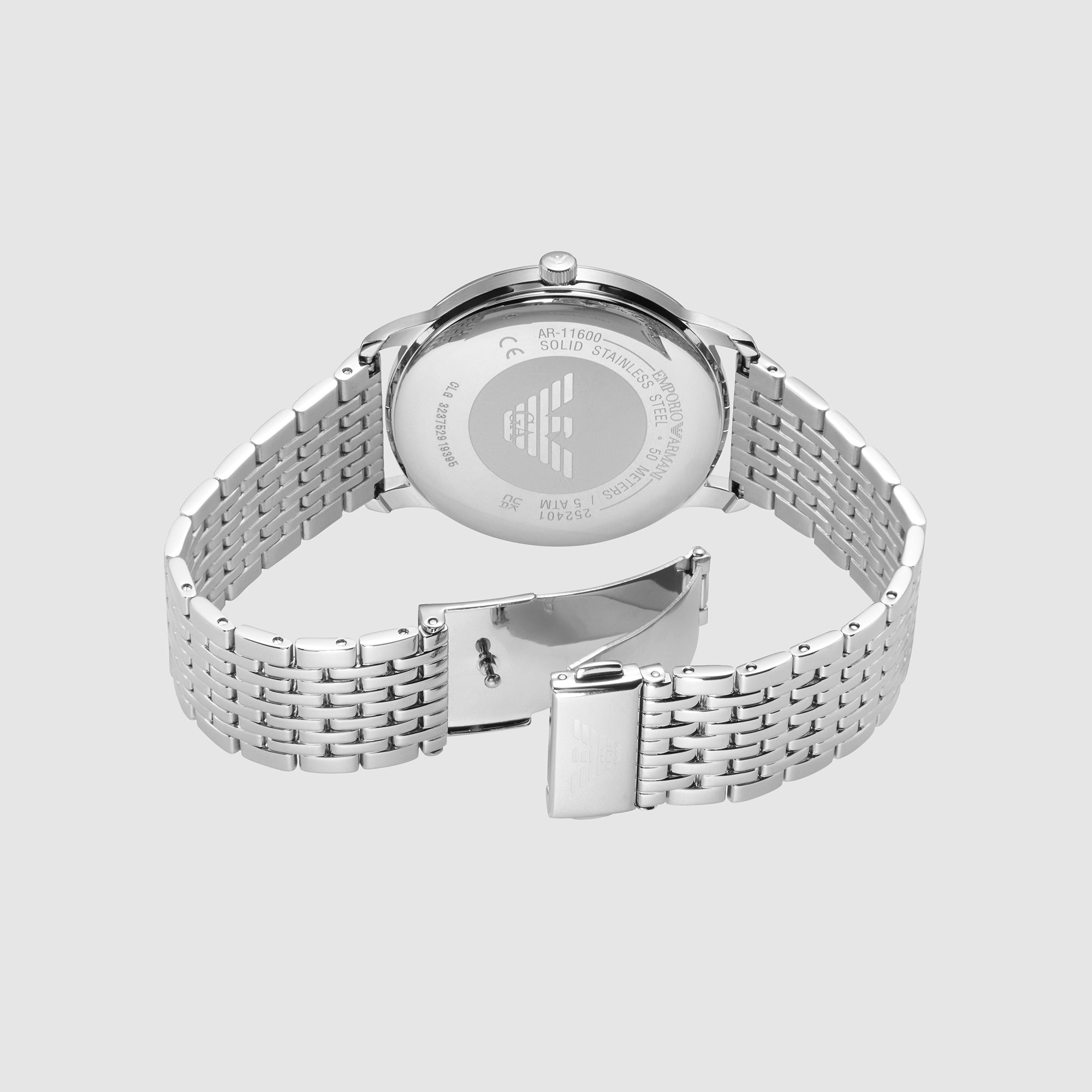 Emporio Armani Men Round Black watch