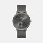 Classic Men's Grey Analog Stainless Steel Watch DW00100712K