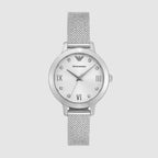 Emporio Armani Round Silver Analog watch
