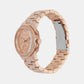 Female Runway Rose Gold Chronograph Stainless Steel Watch MK7481