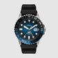 Men's Blue GMT Black Silicone Watch FS6049