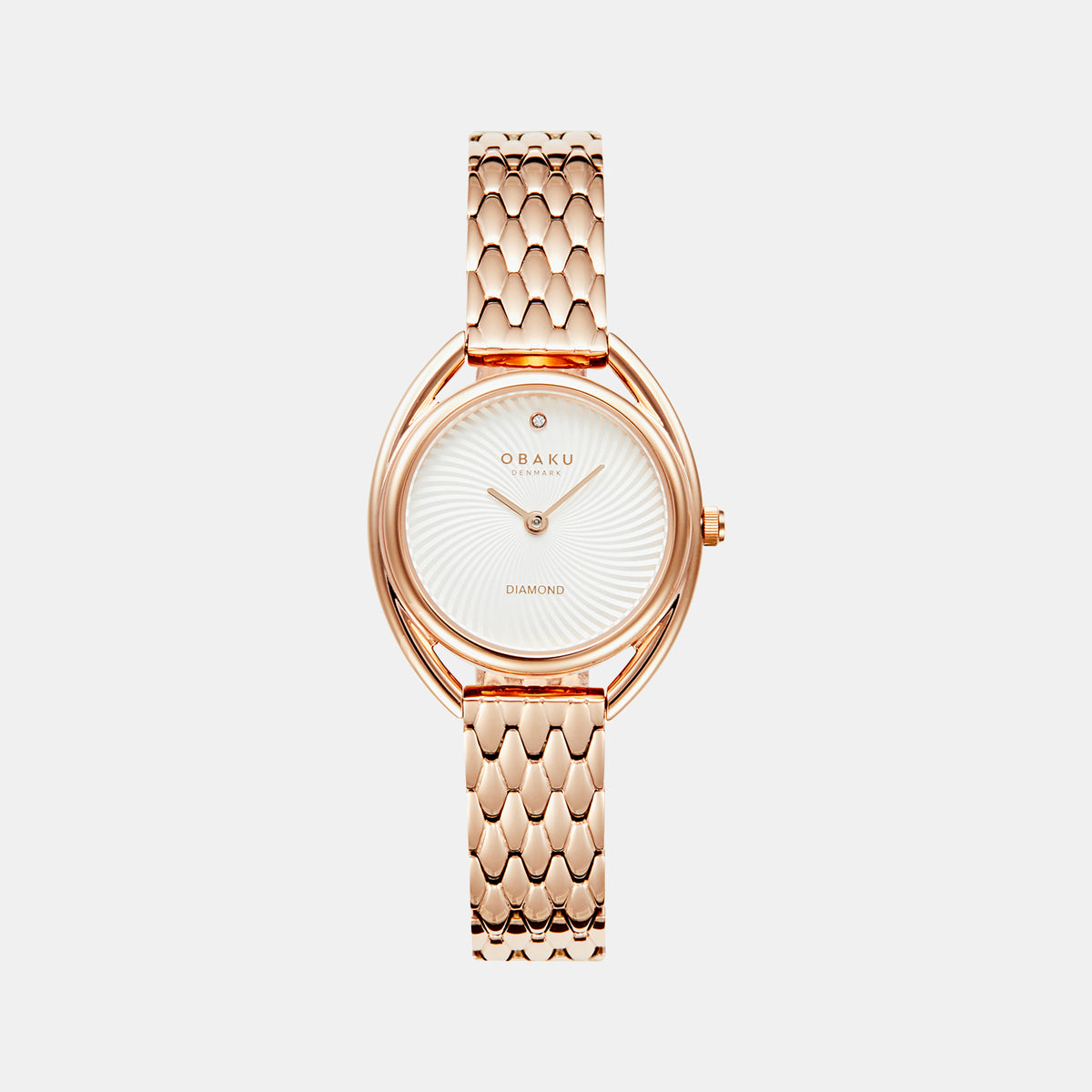 Obaku Round Silver Analog watch