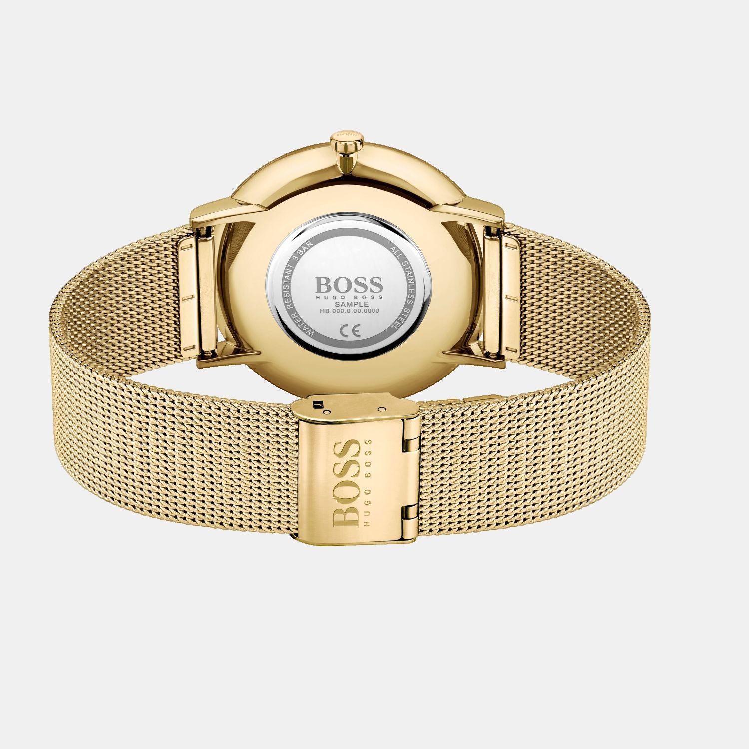 Boss Men Round Black watch