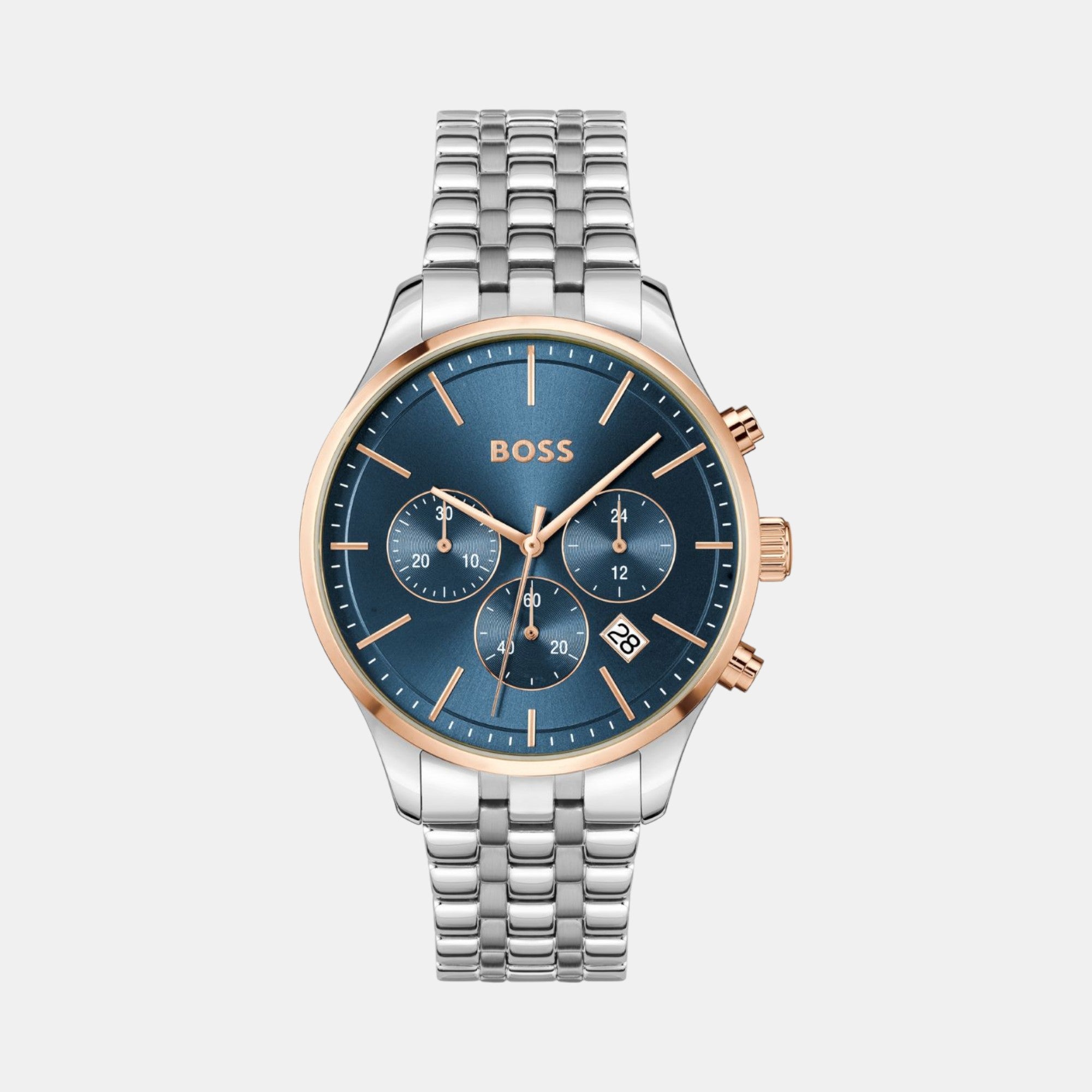 Boss Round Blue Chronograph watch