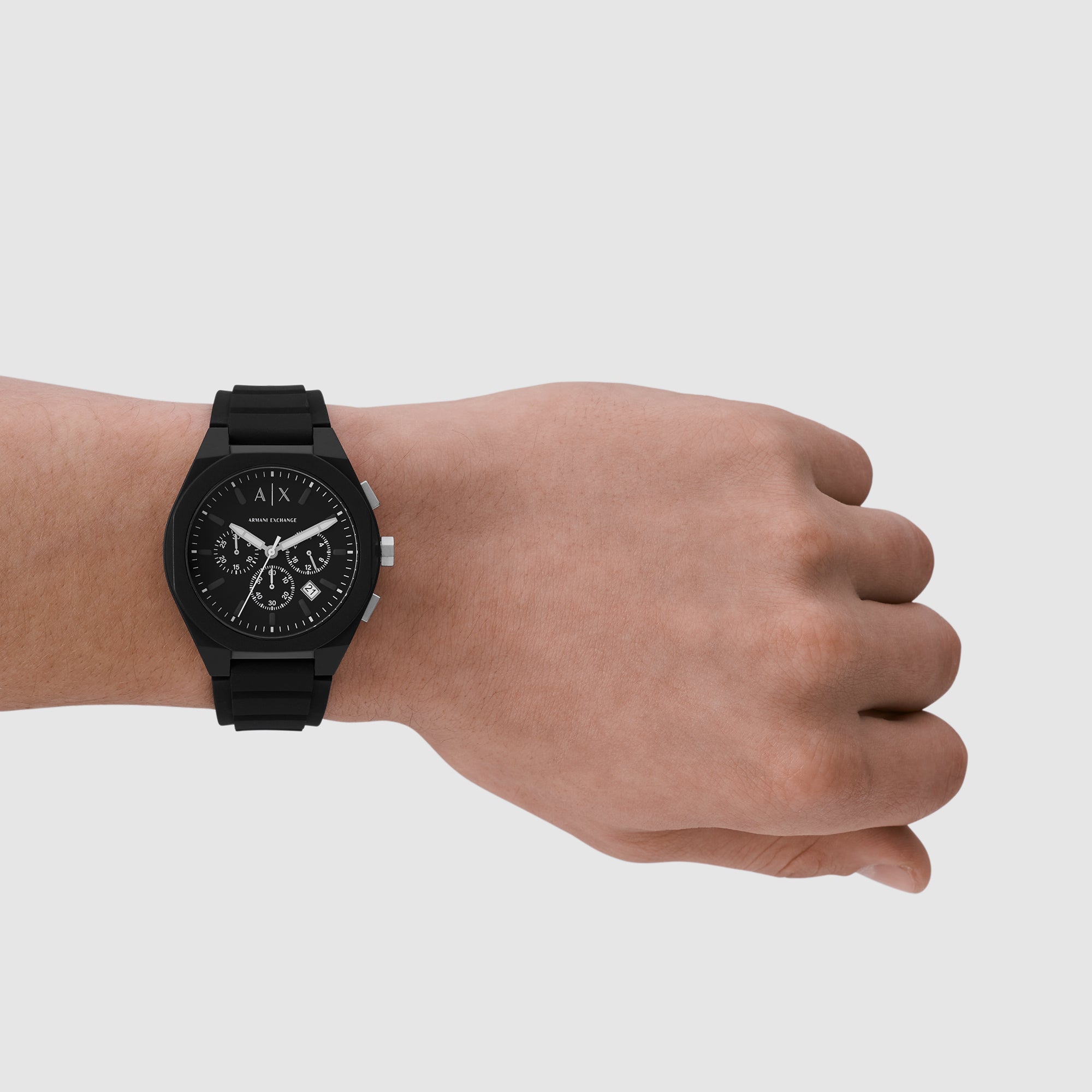 Armani Exchange Stainless Steel Round watch