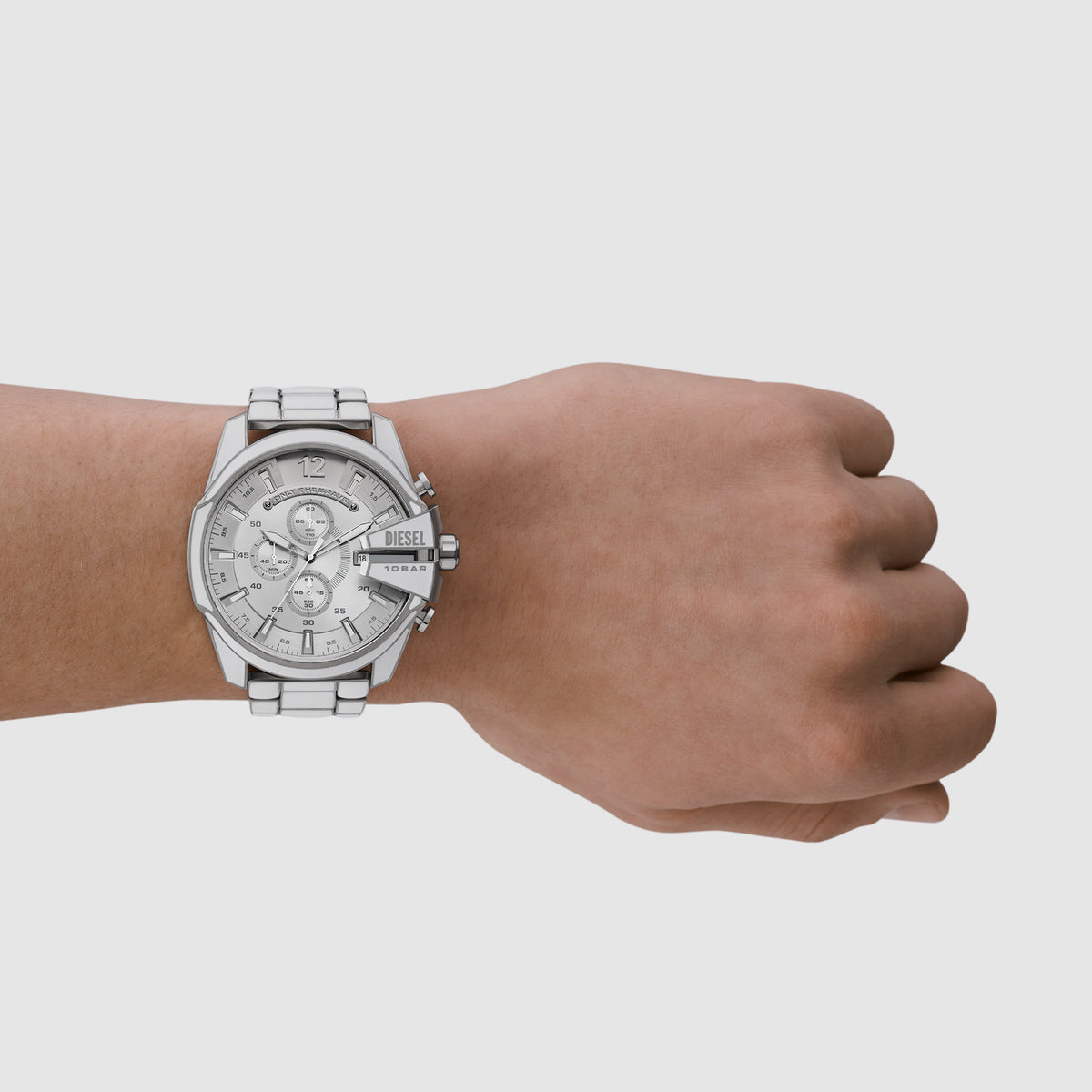Diesel Stainless Steel Round watch