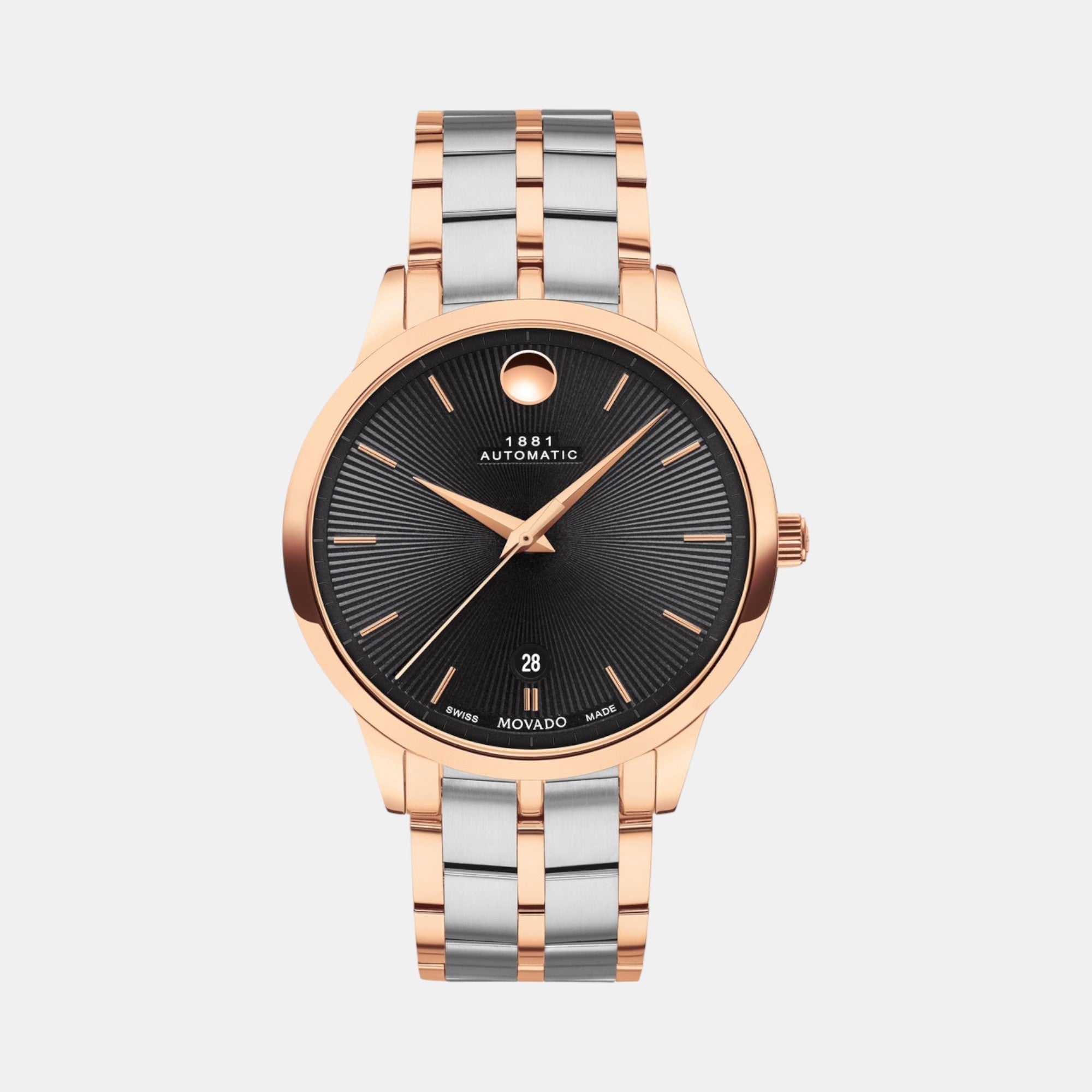 Movado Round Black Analog watch