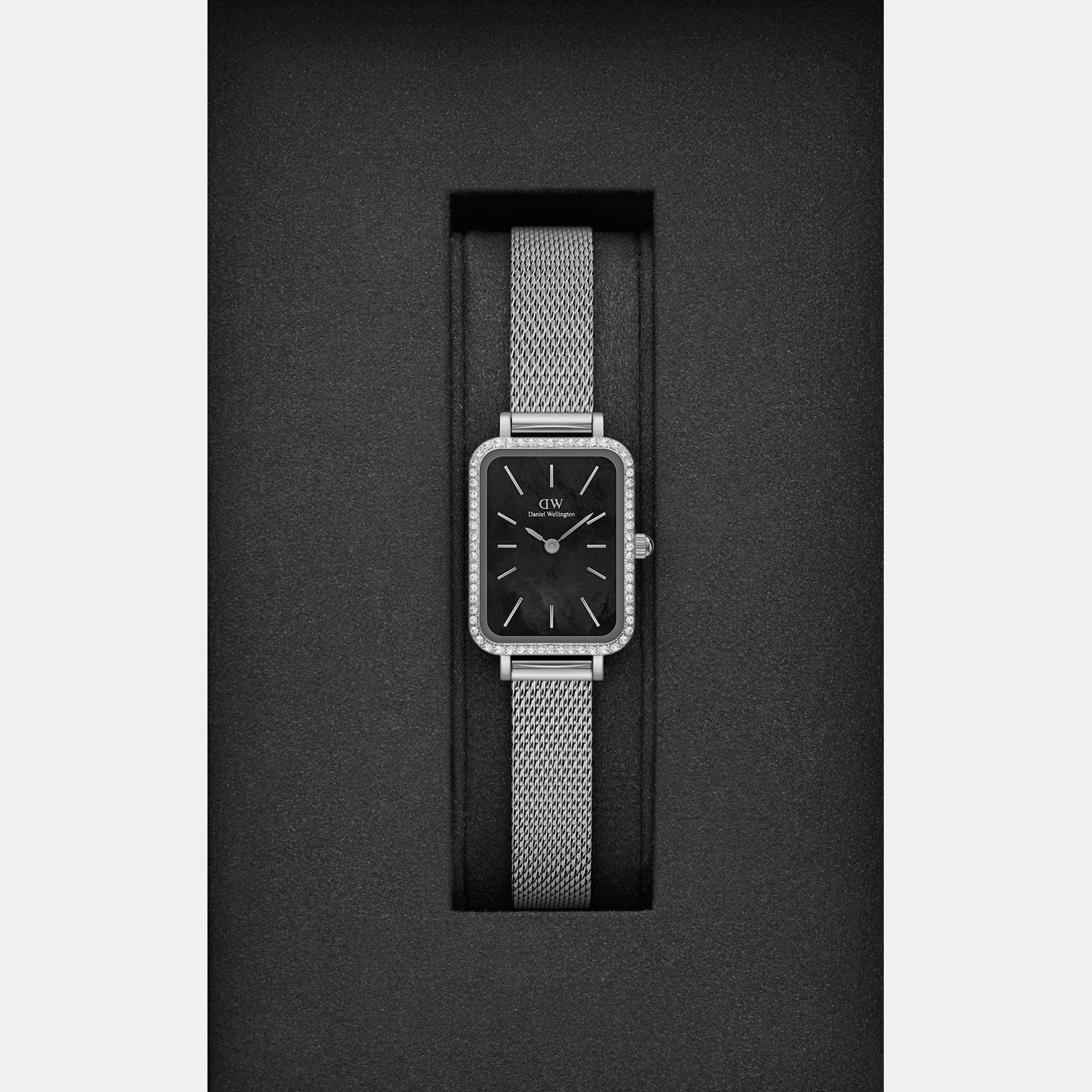 Daniel Wellington Women Rectangular Black watch