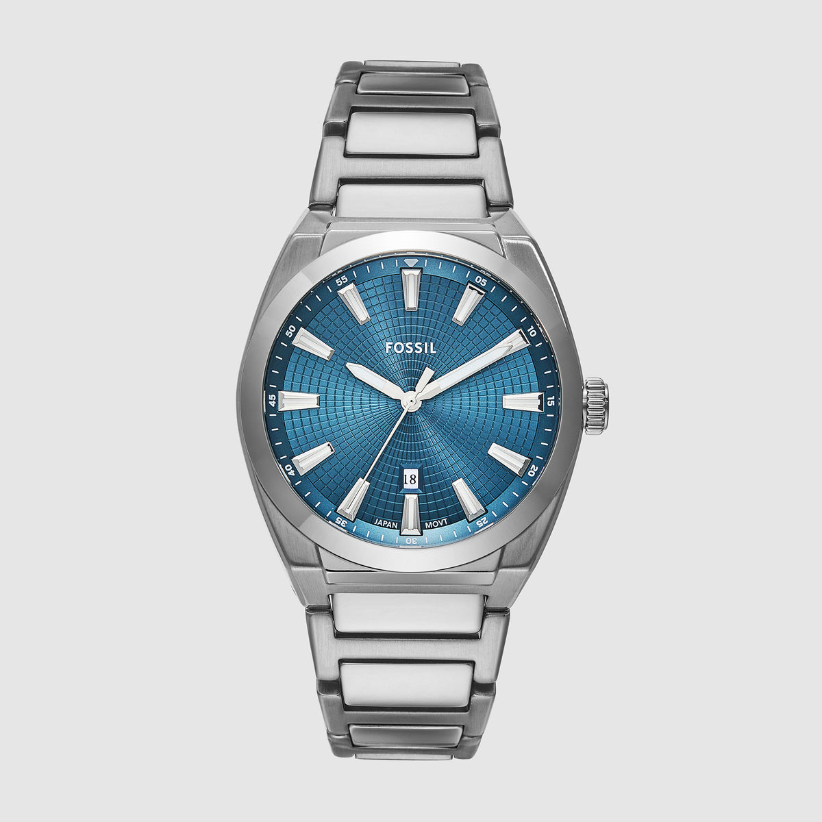 Fossil Round Blue Analog watch