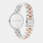 Women Quartz Silver White Dial Stainless Steel Watch 25100040