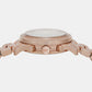 Female Runway Rose Gold Chronograph Stainless Steel Watch MK7481