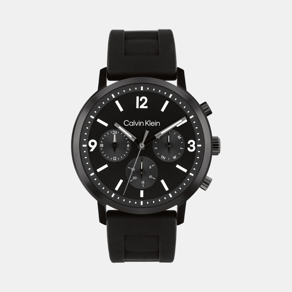 Calvin Klein Round Black Chronograph watch