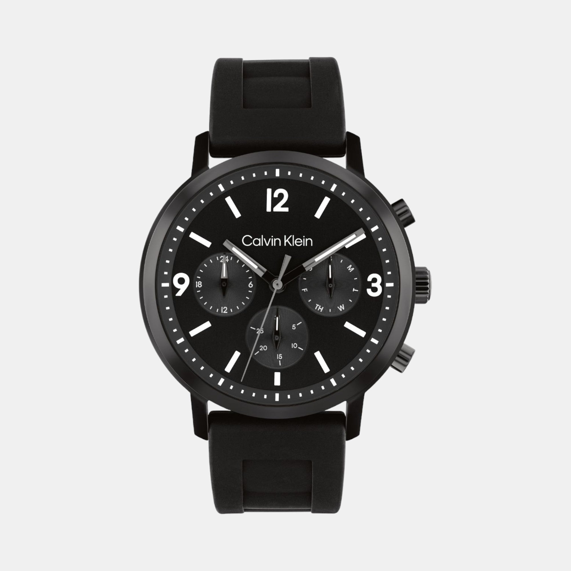 Calvin Klein Round Black Chronograph watch