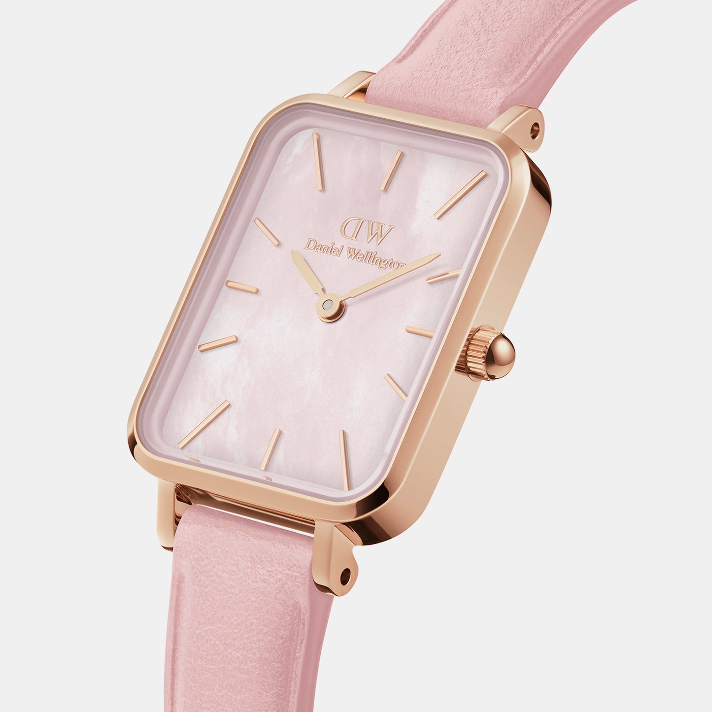 Quadro Women Pink Analog Leather Watch DW00100636K