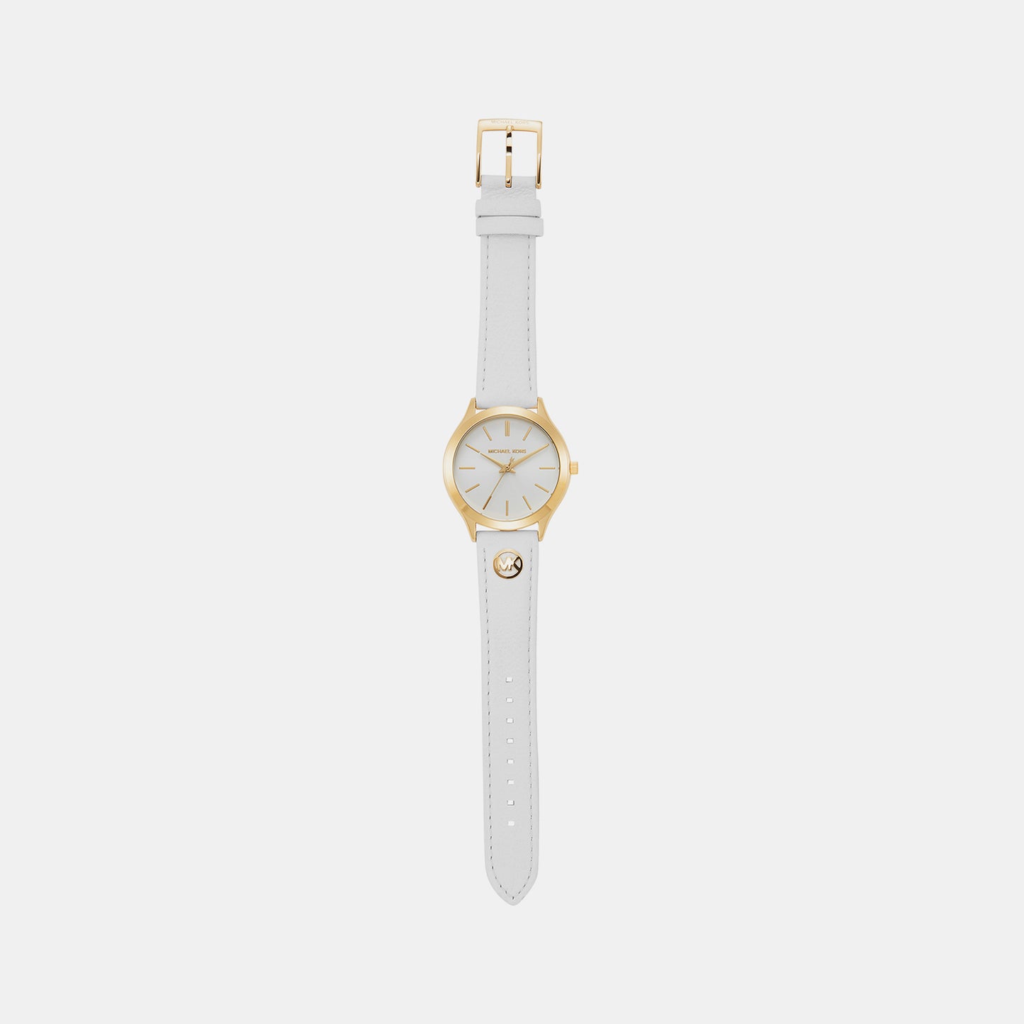 Female Slim Runway Gold Analog Stainless Steel Watch MK7466