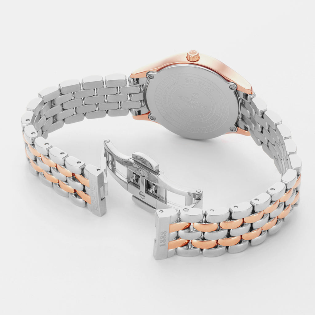 Soleure Women Quartz Green Mother Of Pearl Dial Analog Stainless Steel Watch 547857 49 75 50