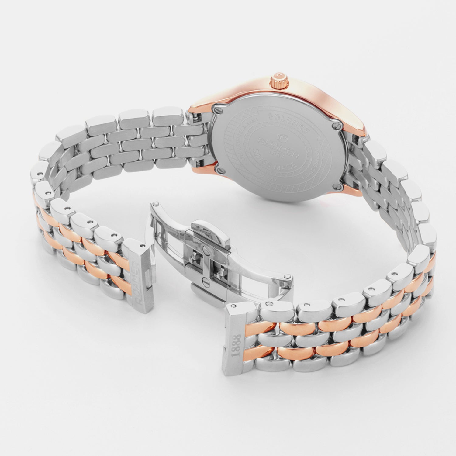 Soleure Women Quartz Green Mother Of Pearl Dial Analog Stainless Steel Watch 547857 49 75 50