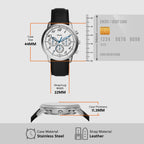 Fossil Leather White watch