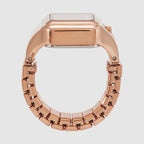 Fossil Women Rectangular Rose Gold watch