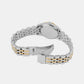 Female Silver Analog Stainless Steel Watch and Bracelets Gift Set MK4815SET