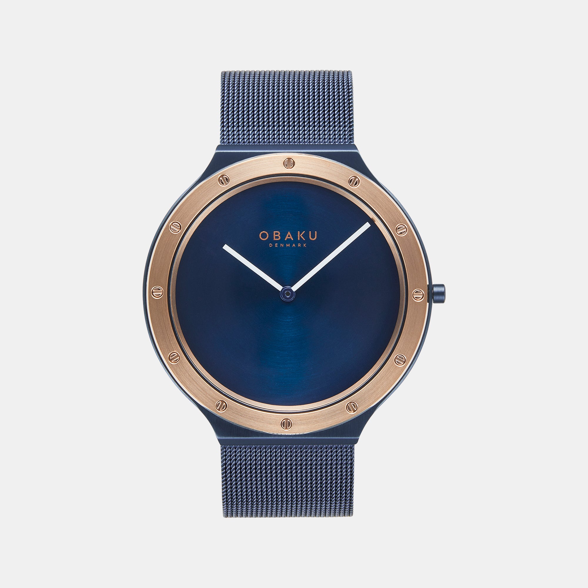 Obaku Round Blue Analog watch