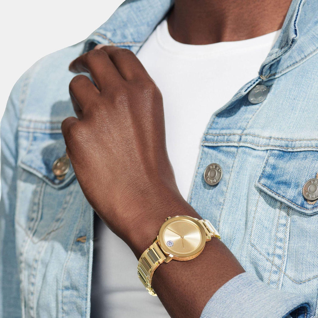 Movado Stainless Steel Gold watch