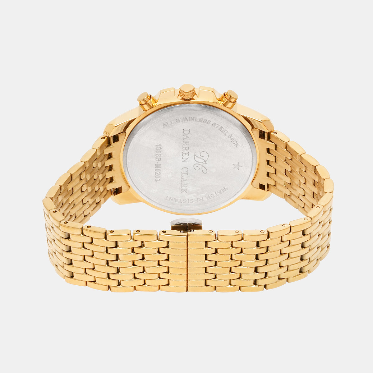 Darren Clark Stainless Steel Round watch