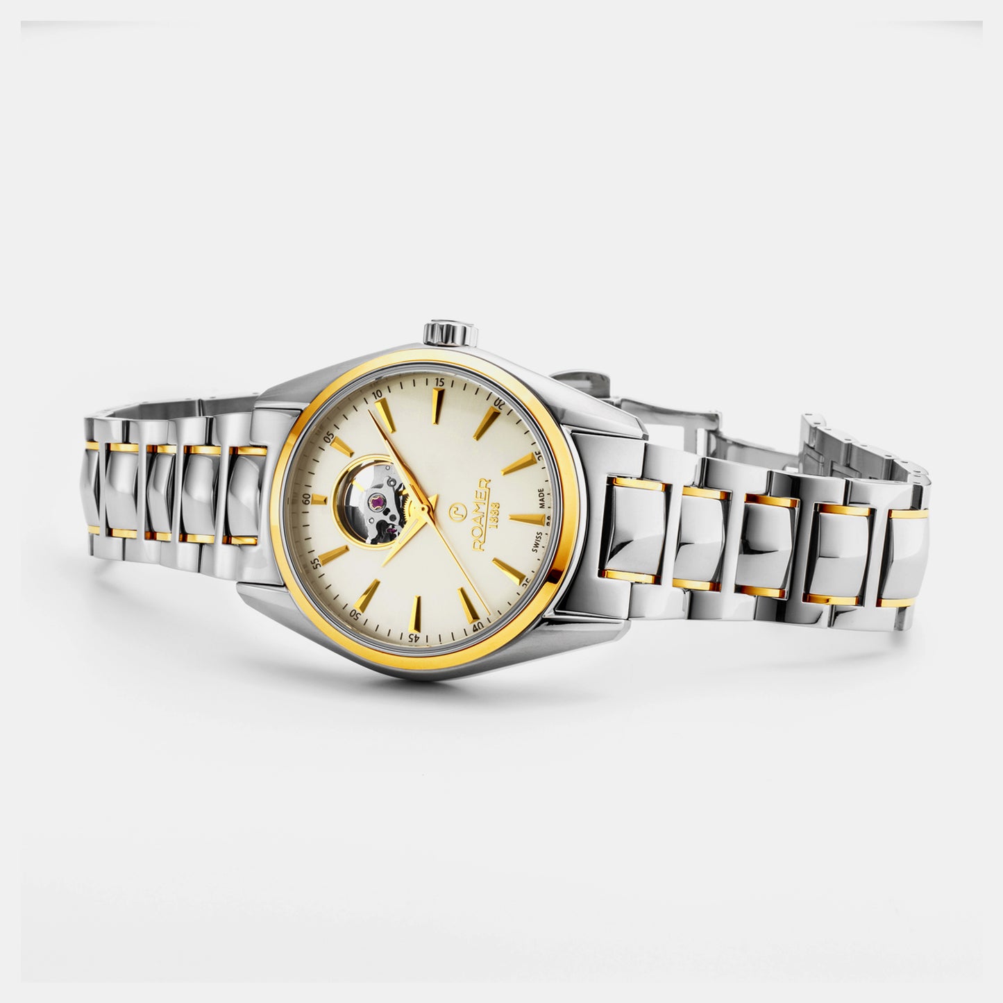 Mechanical Male Champagne Analog Stainless Steel Watch 984985 47 35 20