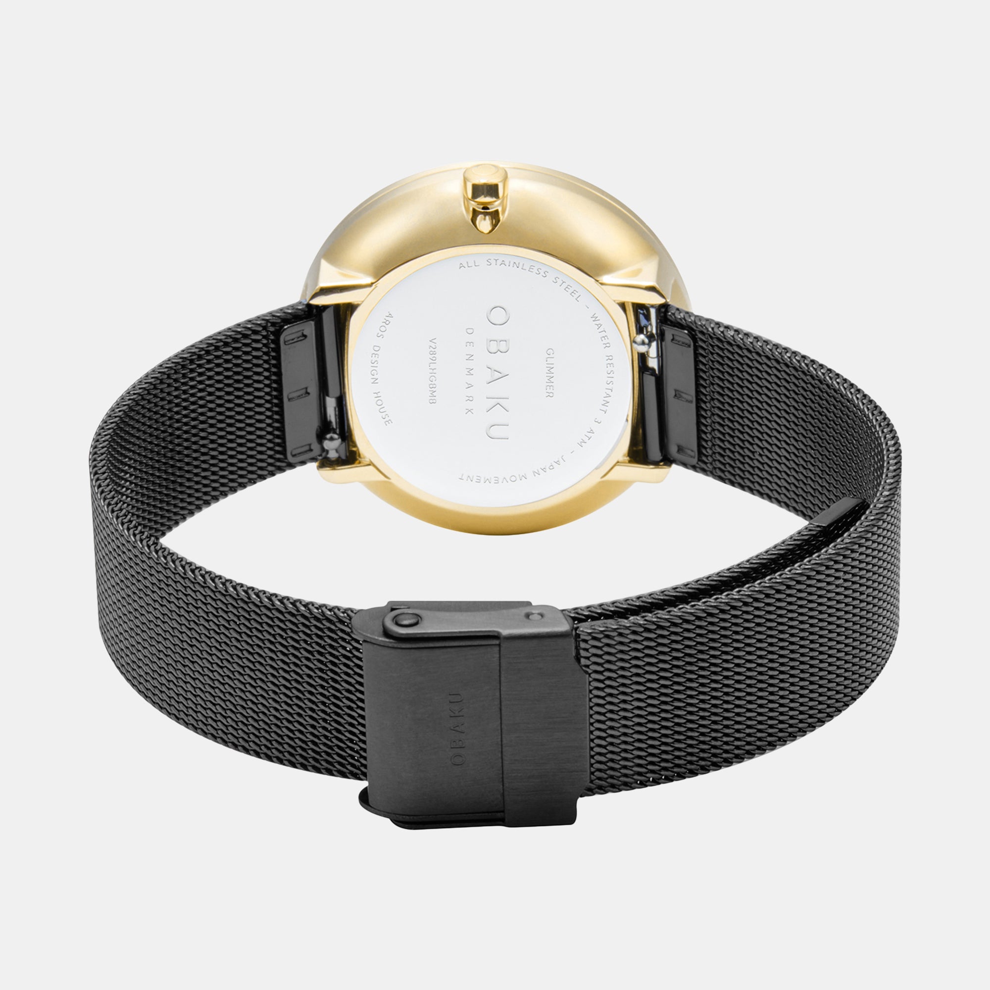 Obaku Stainless Steel Round watch