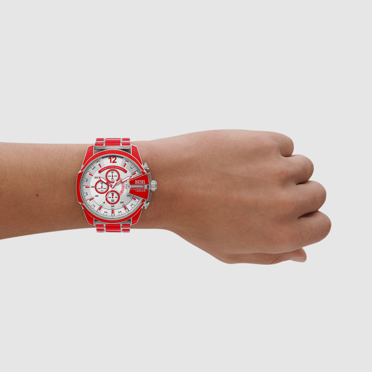 Diesel Stainless Steel Round watch