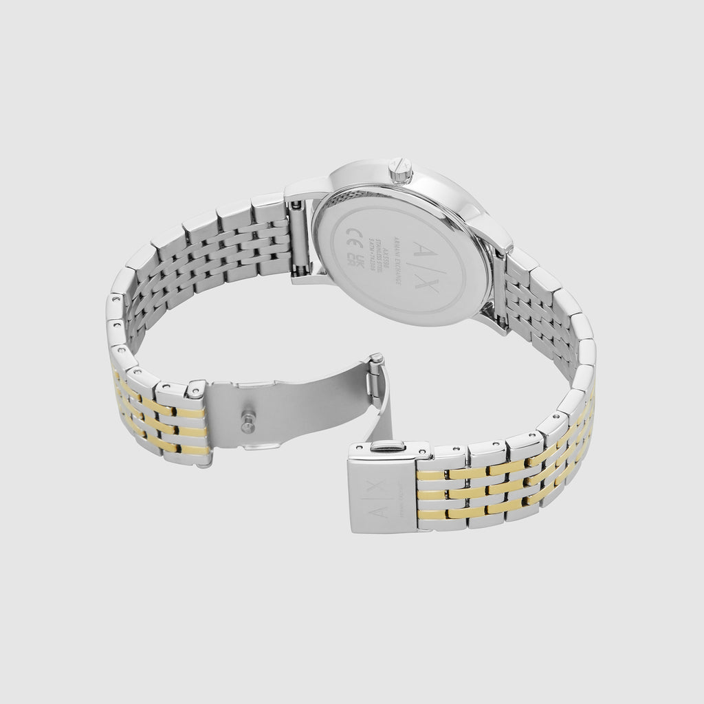 Armani Exchange Women Round Silver watch