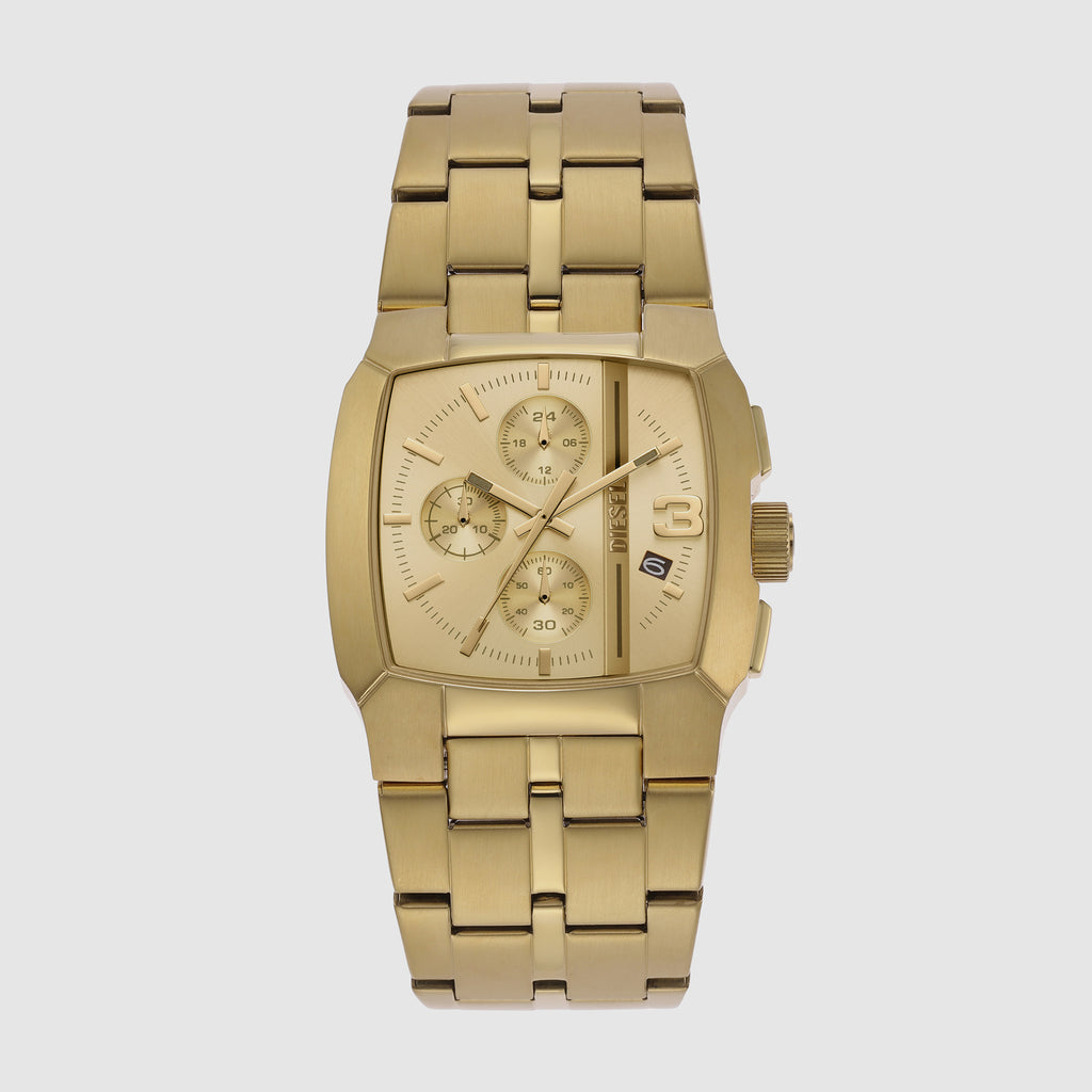 Diesel Square Gold Chronograph watch