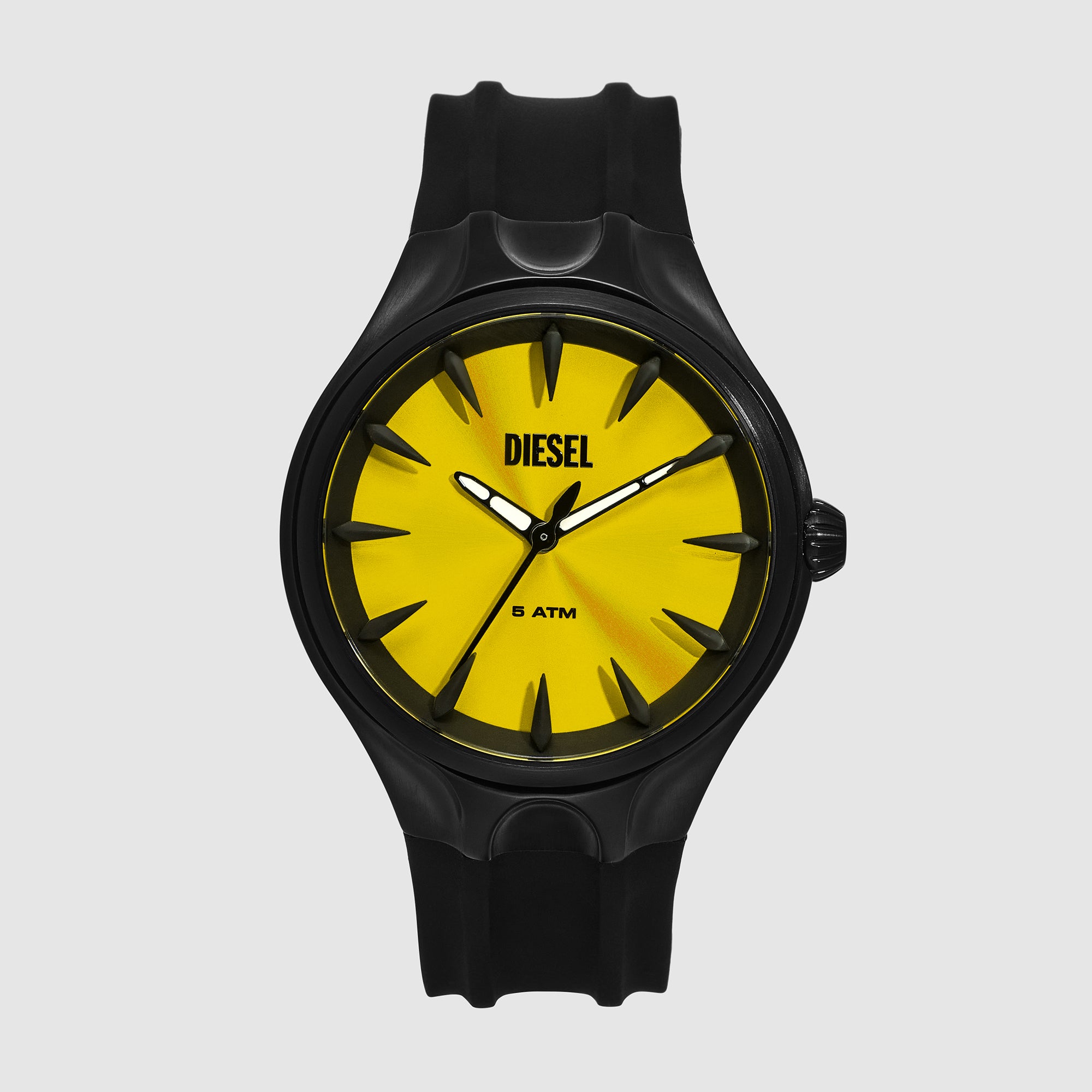 Diesel Round Yellow Analog watch