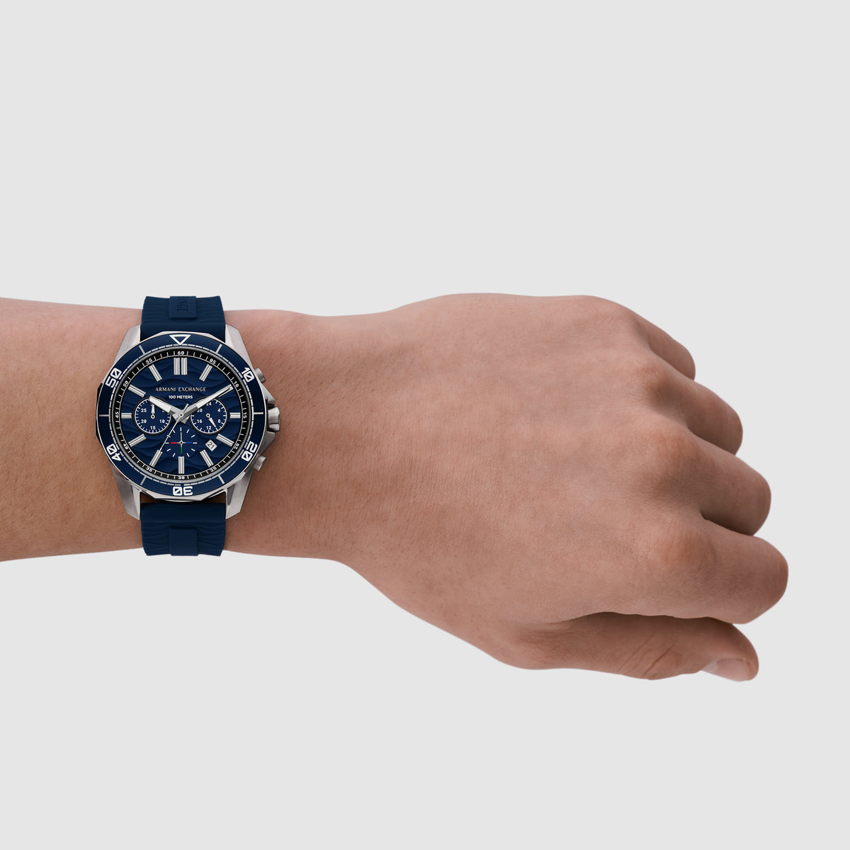 Armani Exchange Stainless Steel Round watch