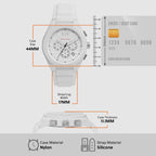 Armani Exchange Silicone White watch