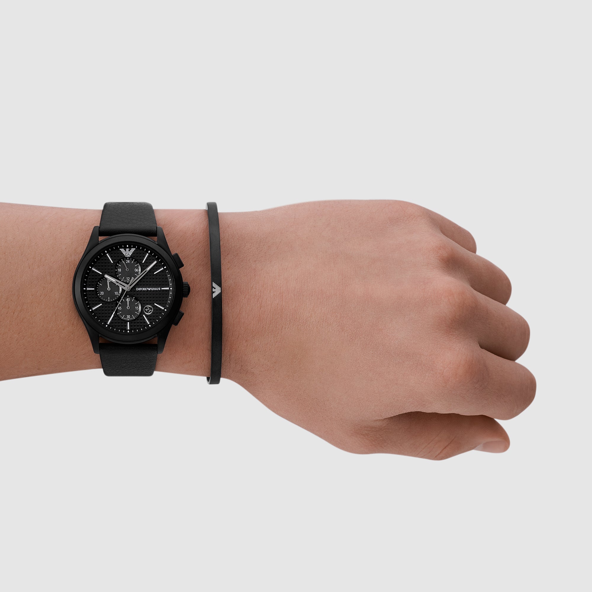 Emporio Armani Stainless Steel Round watch