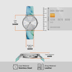 Armani Exchange Leather Silver watch