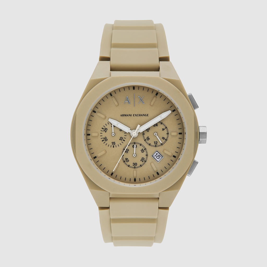 Armani Exchange Round Brown Chronograph watch