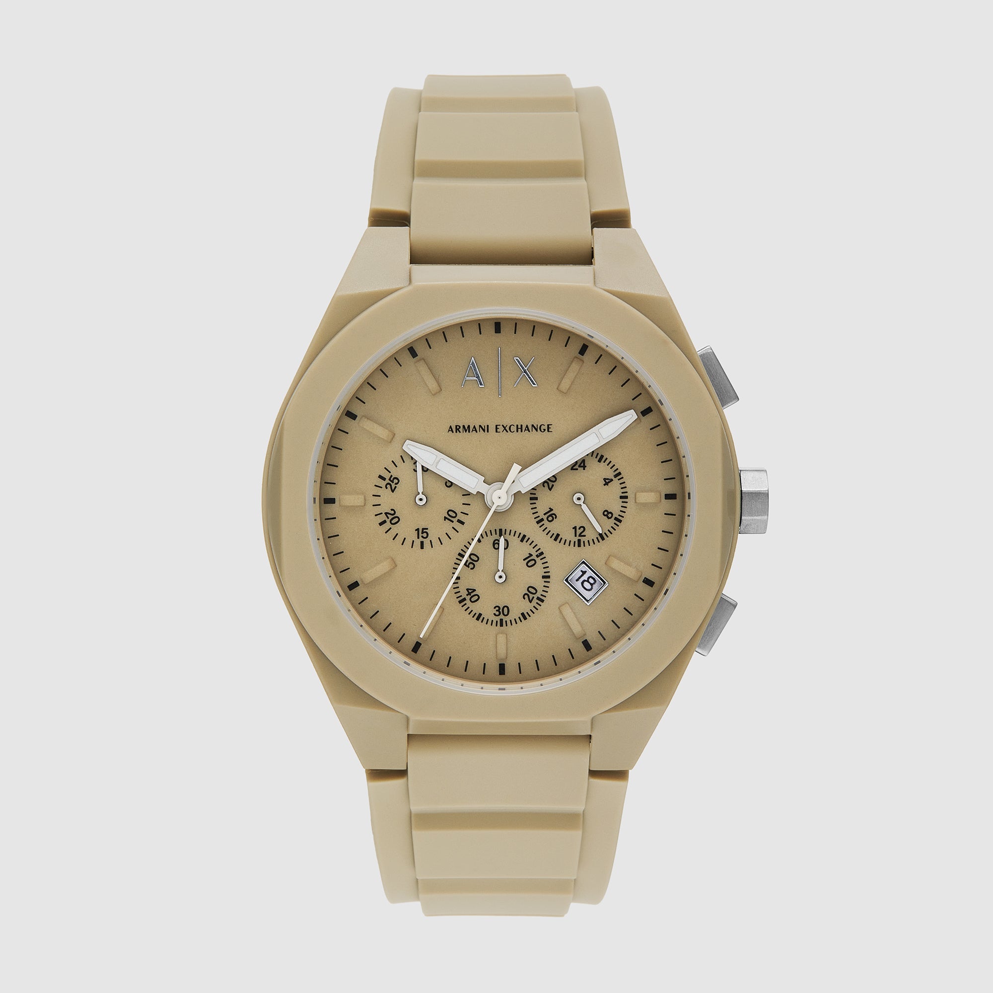 Armani Exchange Round Brown Chronograph watch