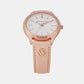 Female Slim Runway Rose Gold Analog Stainless Steel Watch MK7467