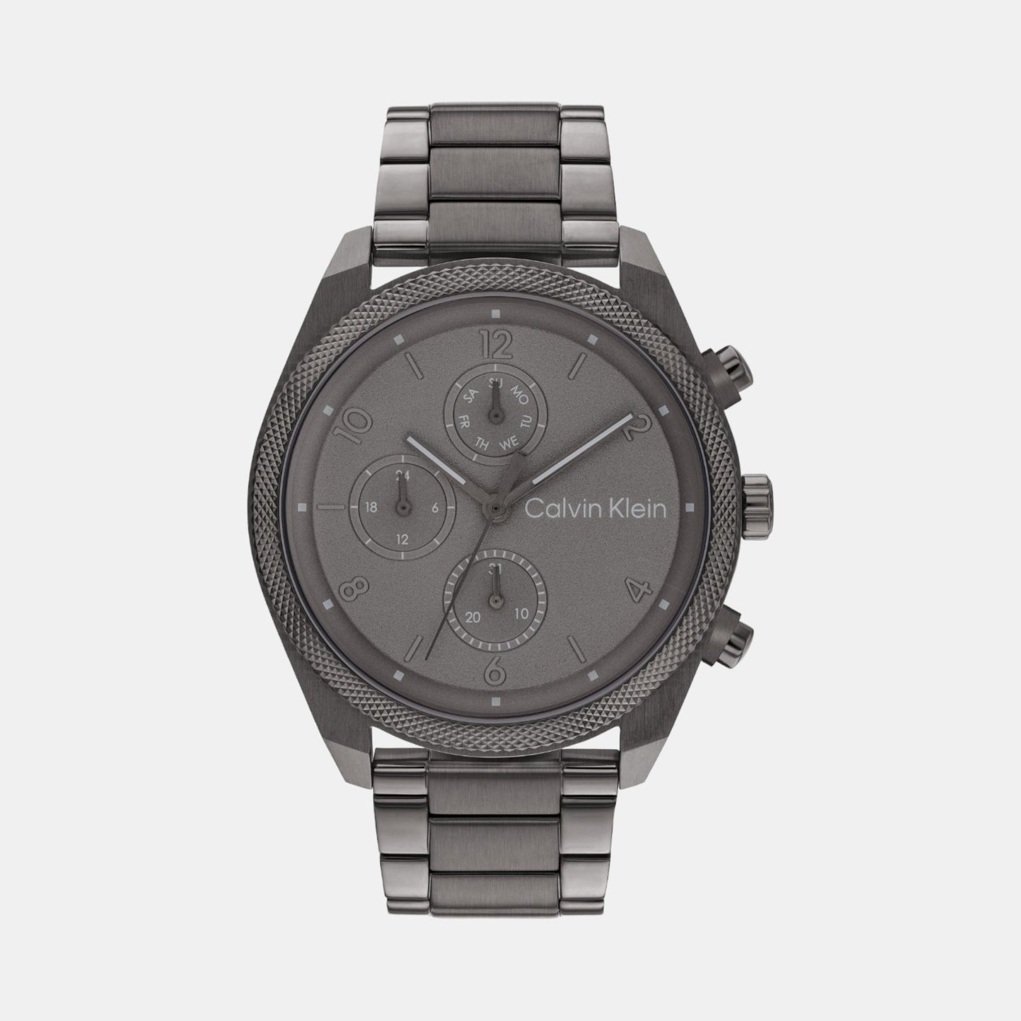 Men Quartz Grey Dial Stainless Steel Watch 25200462