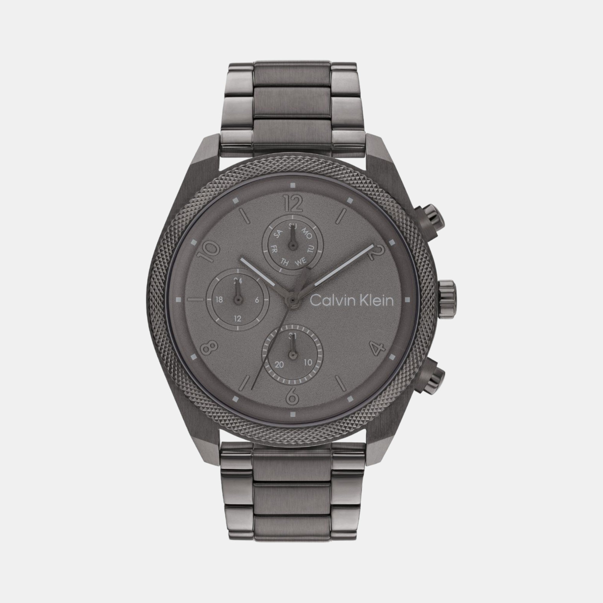 Calvin Klein Round Grey Chronograph watch