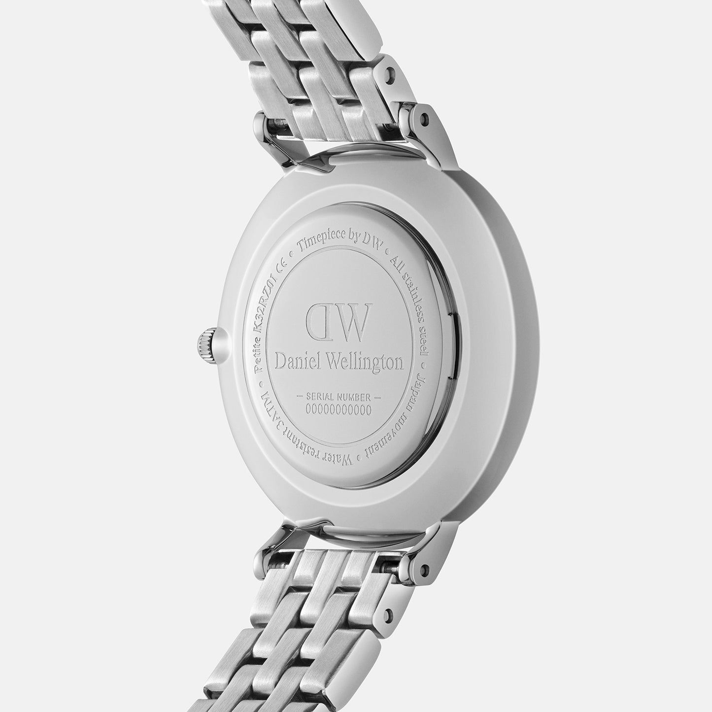 Petite Women's White Analog Stainless Steel Watch DW00100685K